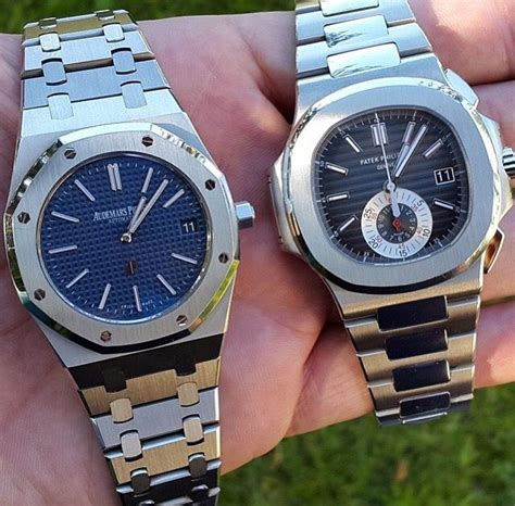 patek philippe nautilus o audemars piguet royal oak|Patek Philippe Nautilus review.